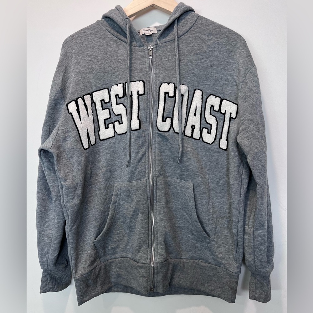 Faded Rose‎ West Coast zip up sweater jacket size Small